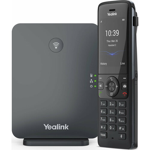 телефон sip yealink sip t30p черный бп в комплекте Телефон SIP Yealink W78P черный
