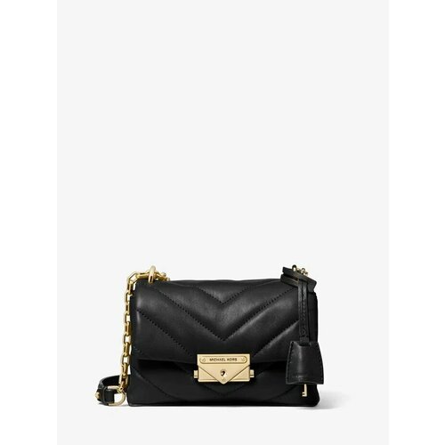 фото Сумка кросс-боди michael kors, фактура гладкая, черный