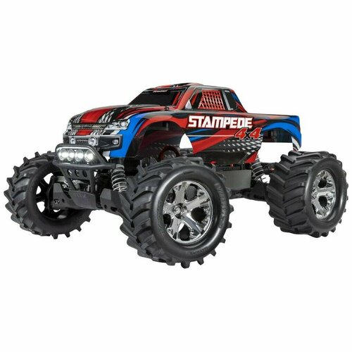 Радиоуправляемая модель монстр Traxxas Stampede 4x4 RTR 1к10 TQ Fast Charger (TRA67054-61-R) радиоуправляемая машина traxxas e revo 1 16 4wd brushed tq fast charger orange