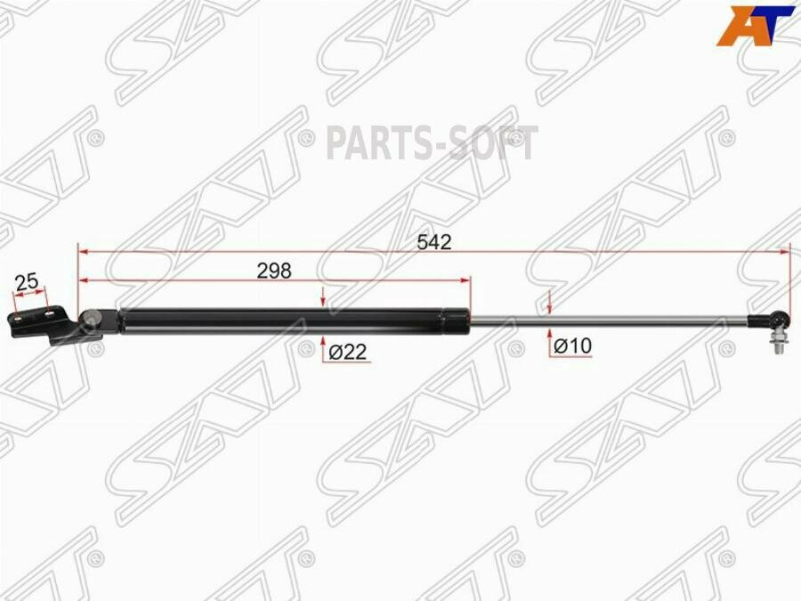 Амортизатор багажника Subaru Forester SH5 RH 08-13 ST63269SC000