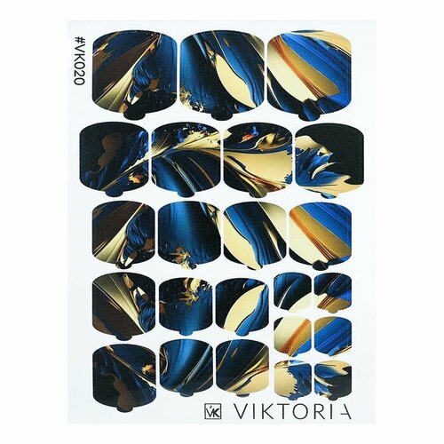 Плёнка для дизайна ногтей VIKTORIA, №020