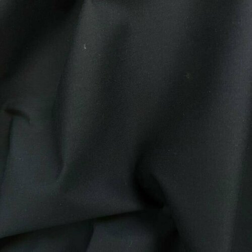 Ткань костюмная хлопок (черный) 100 хлопок италия 50 cm*155 cm