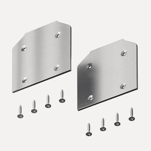 Изображение товара Заглушка трековой системы MAYTONI Exility, алюминий, IP54, матовая, серебристая