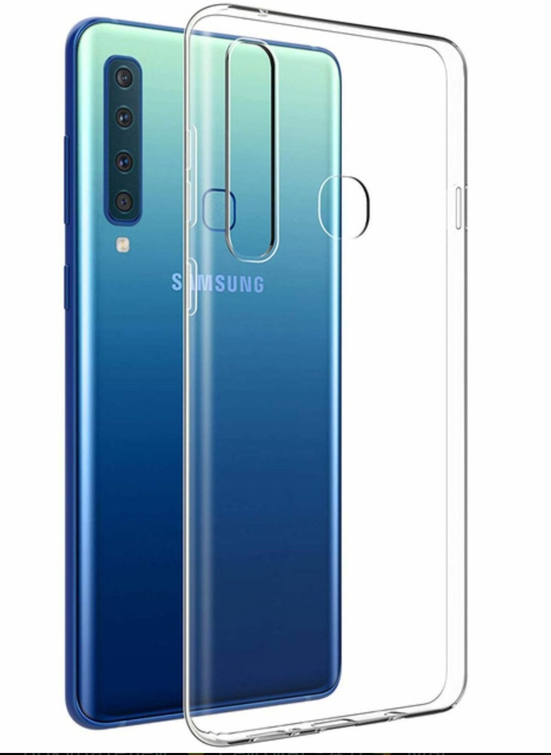 Силиконовый прозрачный чехол для Samsung Galaxy A9 2018  Самсунг галакси А9