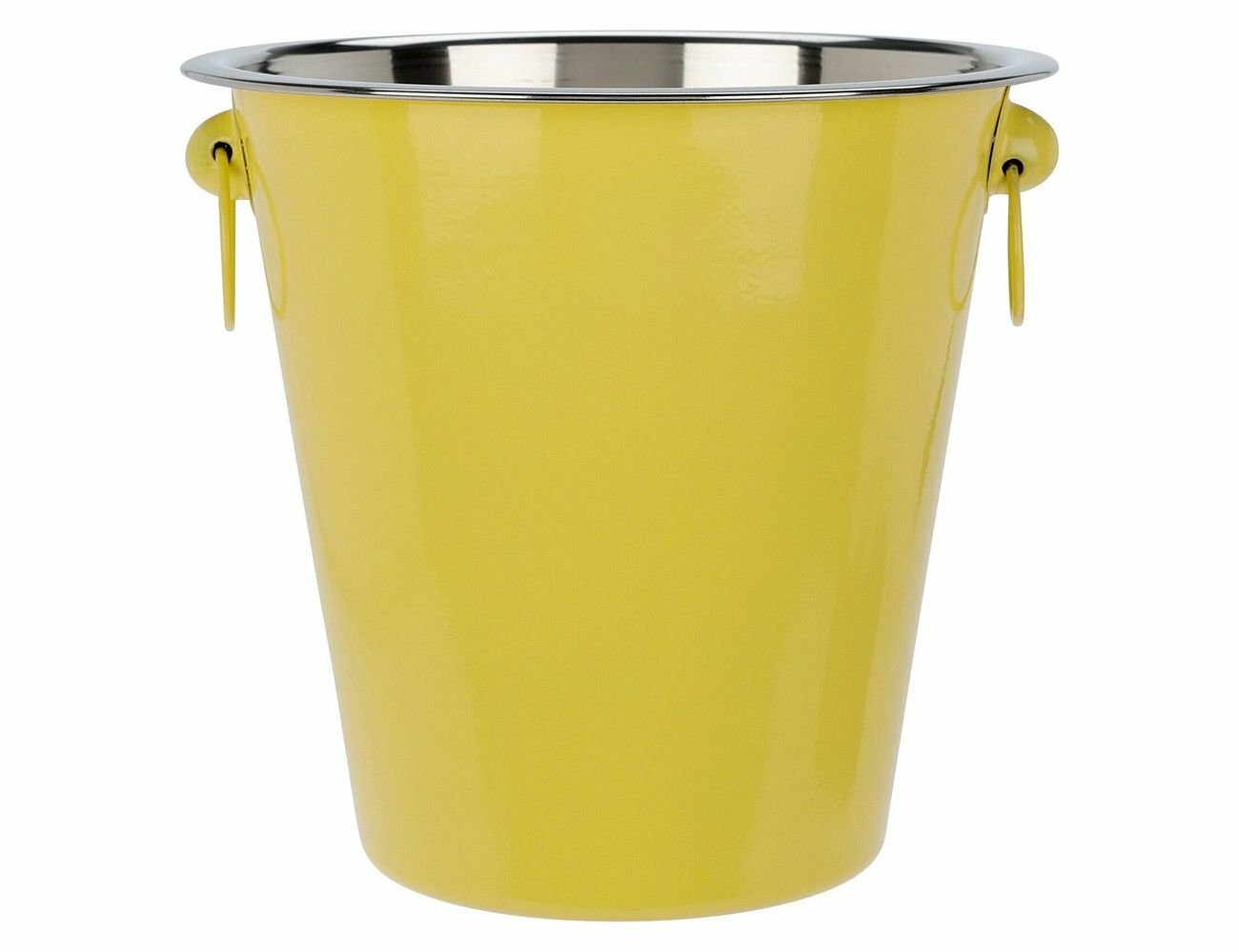 фото Ведро для охлаждения шампанского секкьо, нержавеющая сталь, желтое, 20х20 см, Koopman International A12405950-2