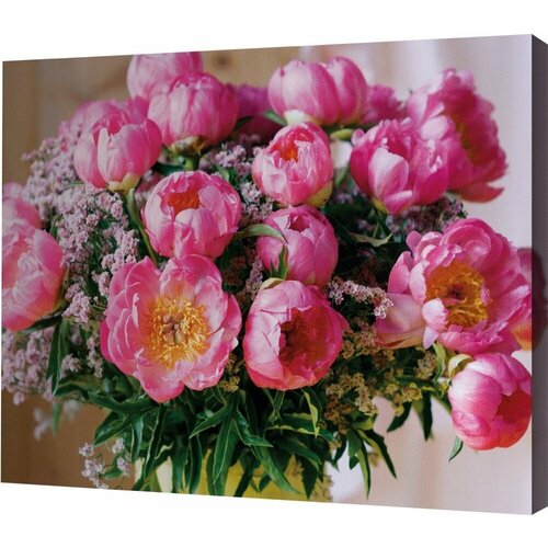 Картина на холсте Пионы, 30х40 см