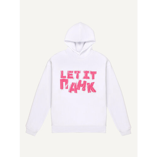 фото Худи , размер 50/52, белый киш