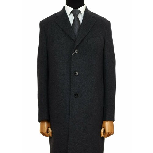 Пальто Truvor демисезонное, шерсть, размер 56/182, синий
