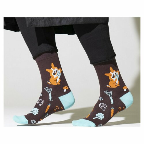 фото Носки st. friday, размер 38-41, коричневый