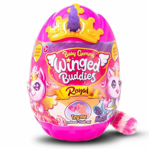 Игрушка-сюрприз в яйце Baby Gemmy Единорог 22 см, со светящимся рогом