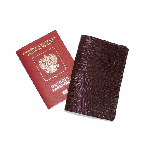 Обложка для паспорта Kalinovskaya, бордовый
