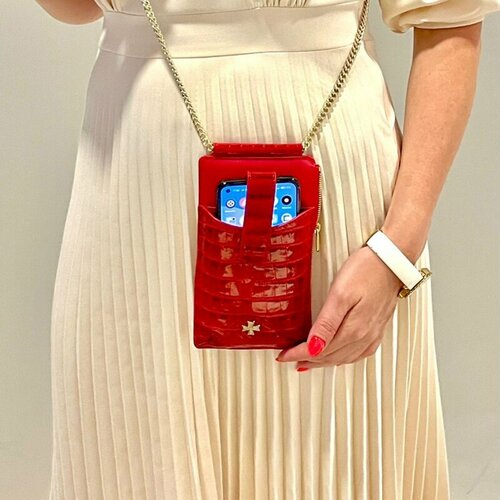 фото Сумка narvin, красный narvin (vasheron)