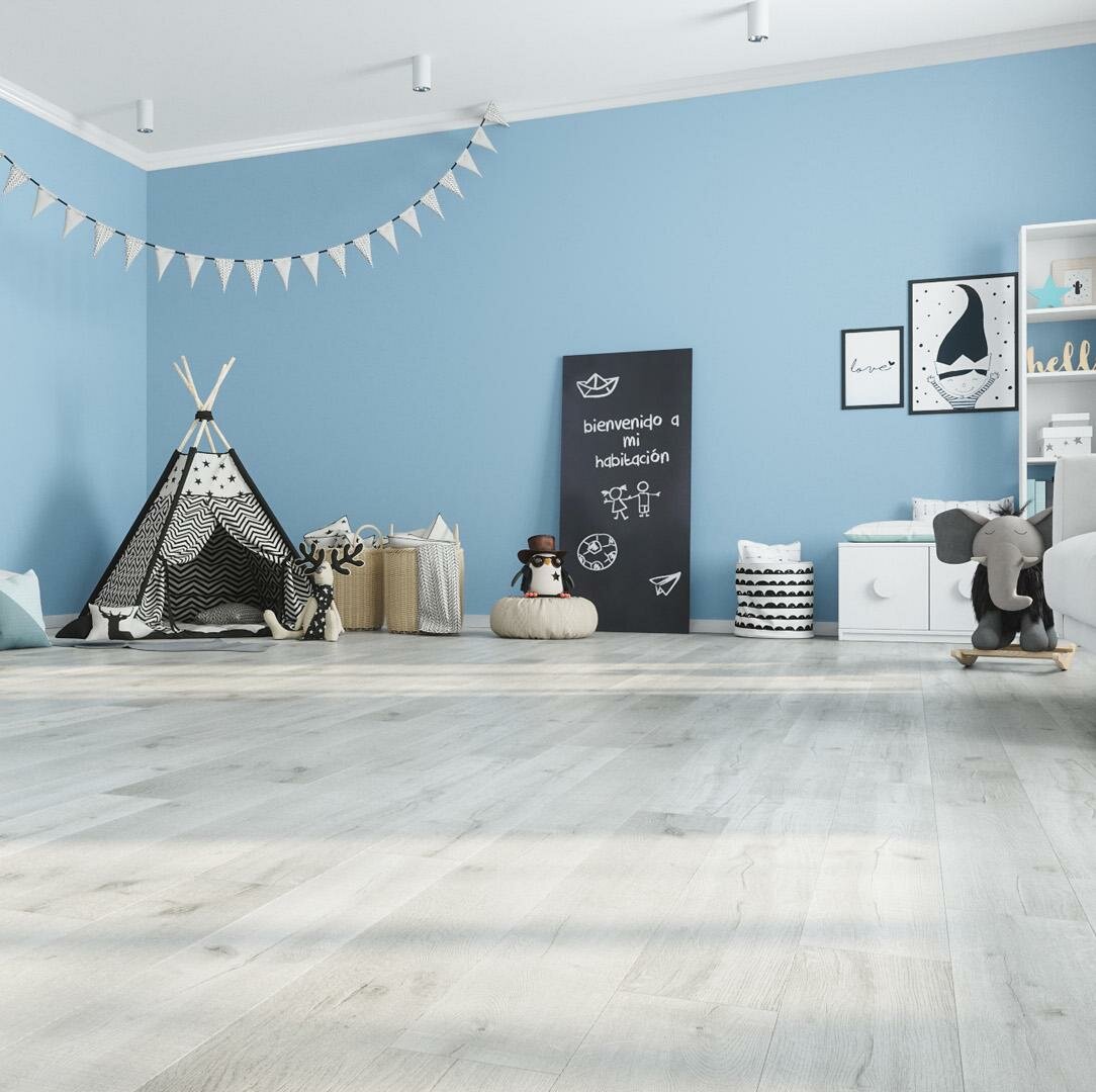 фото Кварцевый ламинат Fargo Дуб Лондонский Туман 81996-14 1220*180*4 мм