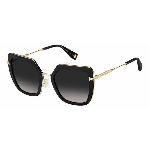 фото Солнцезащитные очки marc jacobs mj 1065/s rhl 9o, квадратные, оправа: металл, с защитой от уф, для женщин, золотой