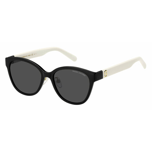 фото Солнцезащитные очки marc jacobs marc 648/g/s 80s ir, белый, черный