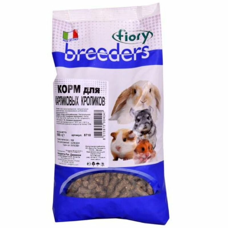 Fiory Корм (гранулы) для кроликов Fiory Breeders 800 г (7 шт)