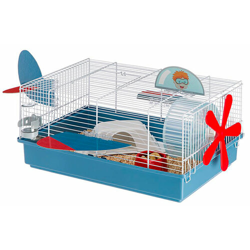 клетка ferplast hamster duo для хомяков д 46 x ш 29 x в 37 5 см в ассортименте Клетка для хомяков Ferplast Criceti 9 Plane 46 х 29 х 23 см (1 шт)