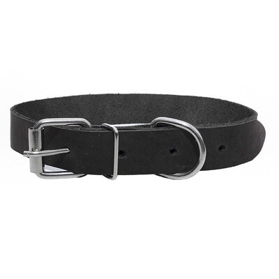 фото Yami Yami амуниция Ошейник кожаный черный Лайт 14мм, 25-31см 510012черн, 0,022 кг