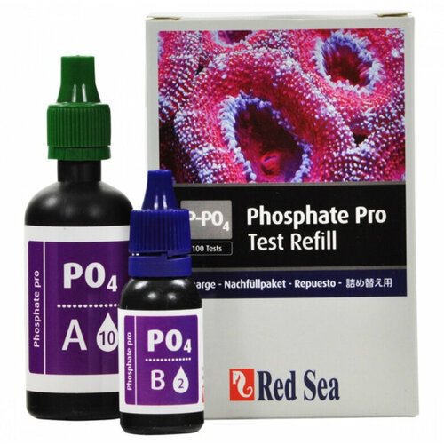 соль red sea 20кг на 600л коробка Реактивы для теста на фосфаты Red Sea Phosphate Pro