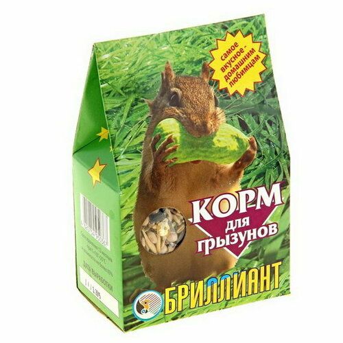 Корм для грызунов, с фруктами, 350 г