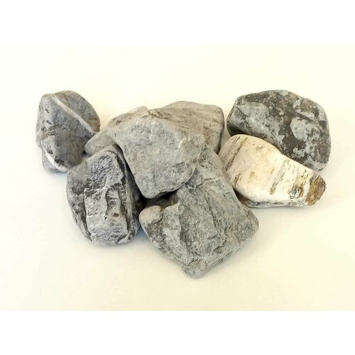 Натуральный природный камень 4 кг, грунт для аквариума и растений, мрамор чёрный галтованный 20-40 мм.