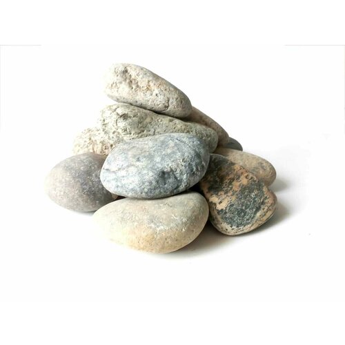 Натуральный природный камень 4 кг, грунт для аквариума и растений, галька речная 40-60 мм.