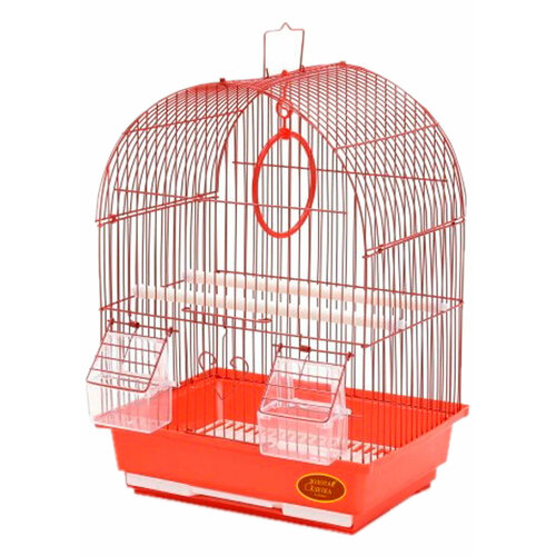 Клетка для маленьких птиц Золотая клетка A400 эмаль цвет в ассортименте 35 х 28 х 46 см (1 шт)
