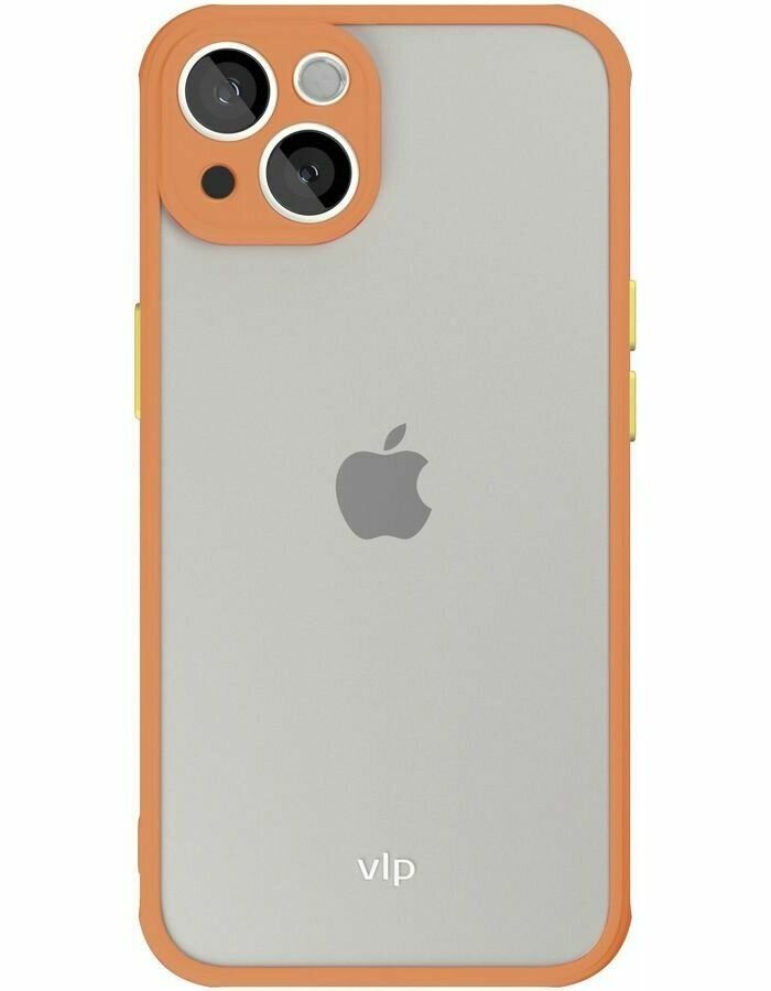 Чехол (клип-кейс) , для Apple iPhone 13, оранжевый Noname - фото №2