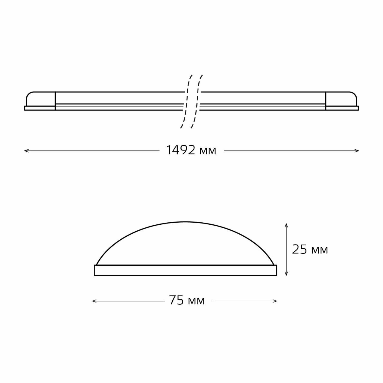 Светильник Gauss LED 144126350 50W 4550LM 6500K 185-265V IP20 - фотография № 9