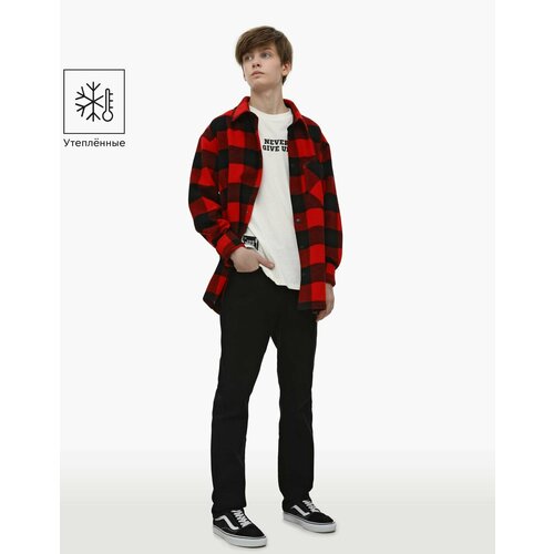 фото Брюки gloria jeans, размер 11-12л/152 (38), черный