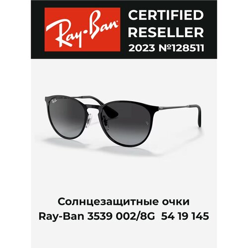 Солнцезащитные очки Ray-Ban, черный, серый