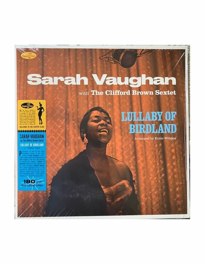 8435723700319, Виниловая пластинка Vaughan, Sarah, Lullaby Of Birdland IAO - фото №1