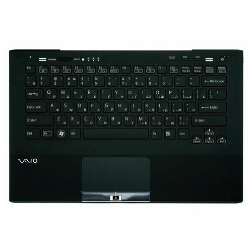 Клавиатура для Sony VPC-SA With Touch PAD For Fingerprint Backlit RU Black Black key 293400₽