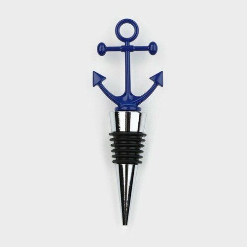 Пробка для бутылки Якорь цвет синий 815₽