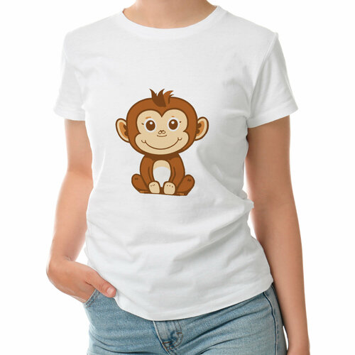 фото Футболка roly, размер m, белый