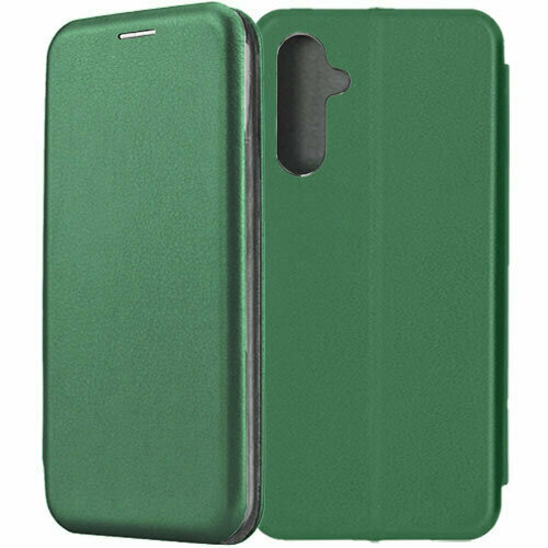 Чехол-книжка Fashion Case для Samsung Galaxy A34 5G A346 зеленый накладка пластиковая для samsung galaxy a34 5g a346 с силиконовой окантовкой чёрная