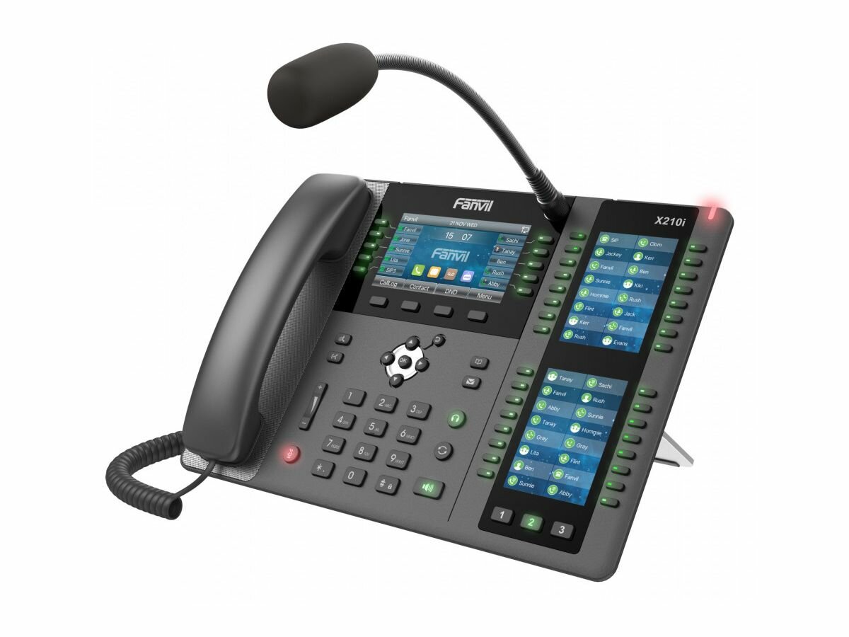 VoIP-телефон Fanvil X210i черный