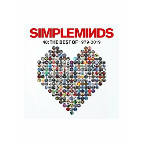 виниловые пластинки demon records simple minds black Виниловые пластинки, UMC, SIMPLE MINDS - Forty: The Best Of Simple Minds (2LP)