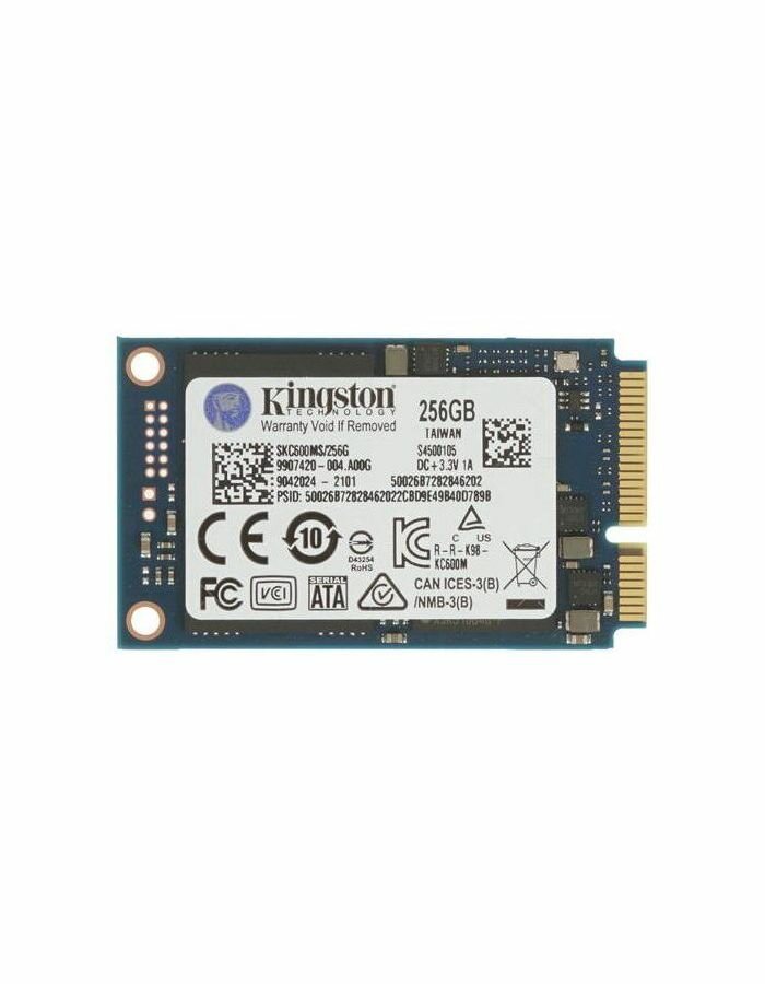 Накопитель SSD mSATA Kingston KC600 256GB SATA 6Gb/s 3D TLC 550/500MB/s MTBF 1M - фото №8