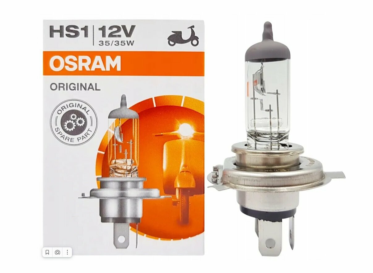 Галогенные лампы HS1 (35/35) P43t-38 12V OSRAM 64185-01B/Мотоциклетная лампа (1шт.)