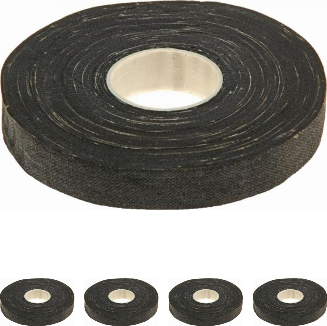 фото Изолента ХБ TDM Electric 19 мм 21 метр двухсторонняя 300 г. (комплект из 4 шт.)