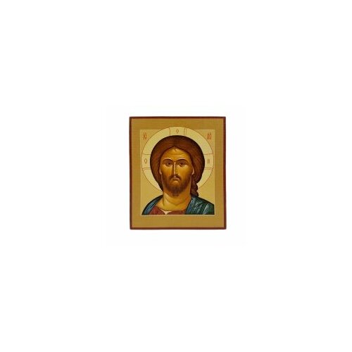 Икона фотопеч. на холсте, доска Спаситель 18х22 #122522 спаситель на троне с предстоящими икона на холсте