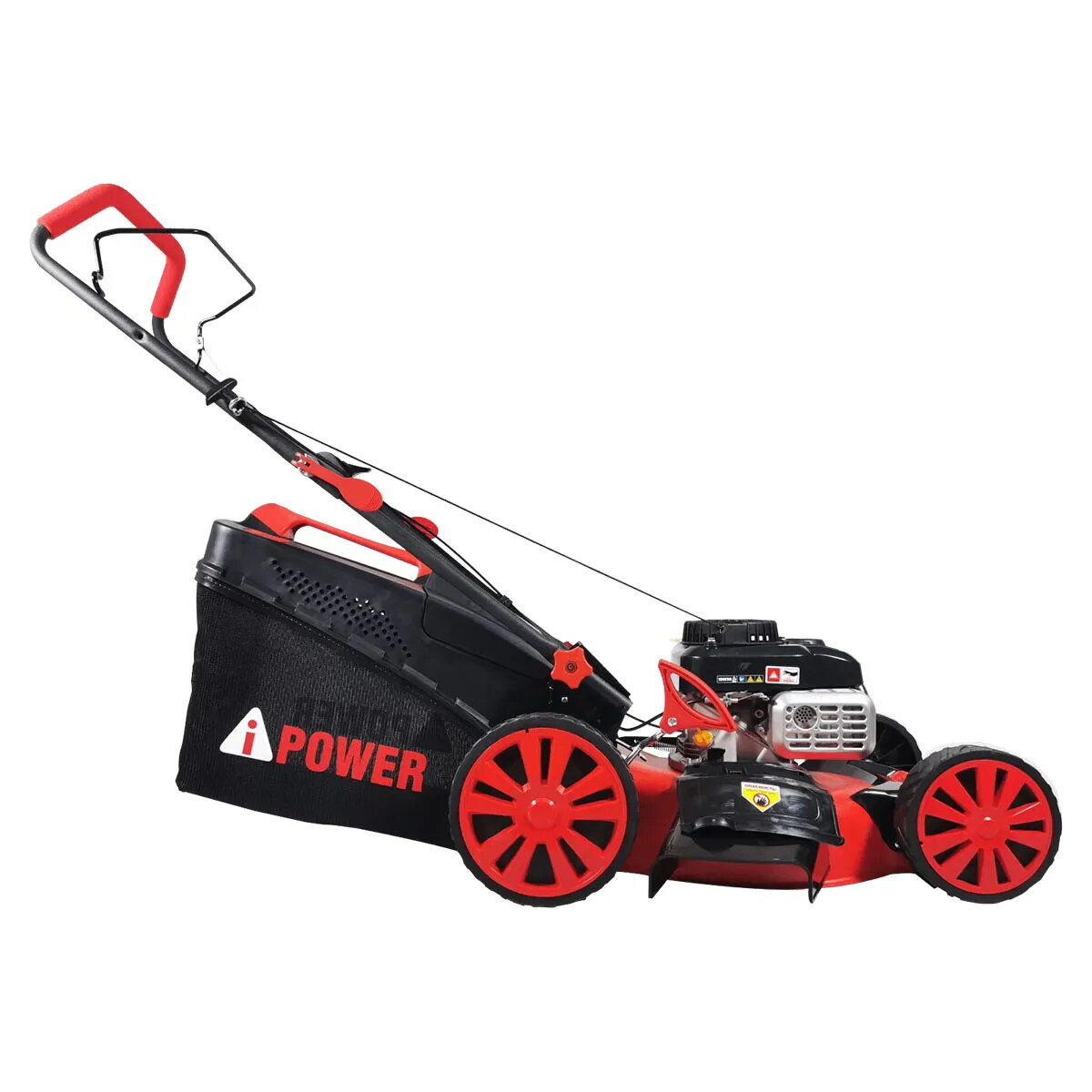Бензиновая несамоходная газонокосилка A-iPower - фото №4