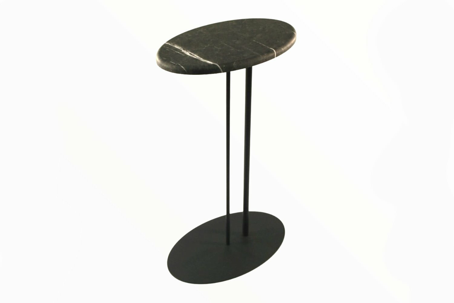 Интерьерный стол Hoff M015.2А59 22х56х35 см металлический каркас цвет черный