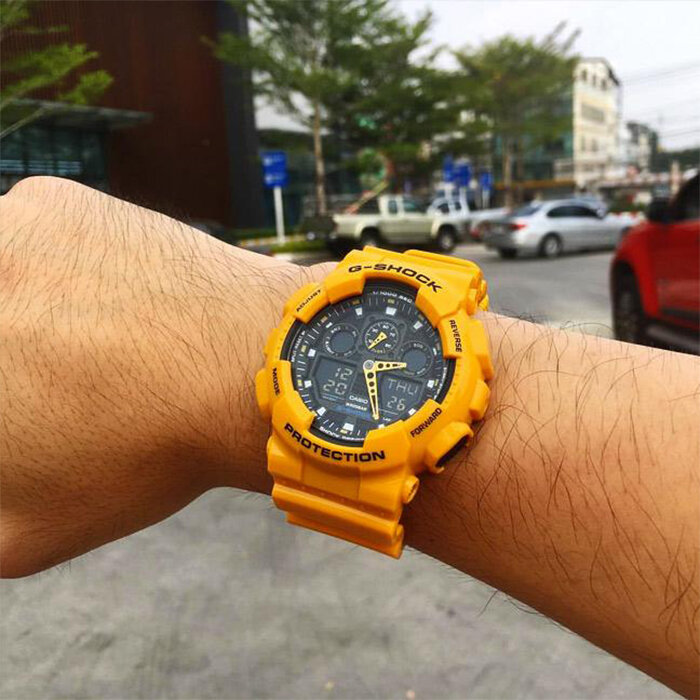 Наручные часы CASIO G-Shock, желтый — фото 1