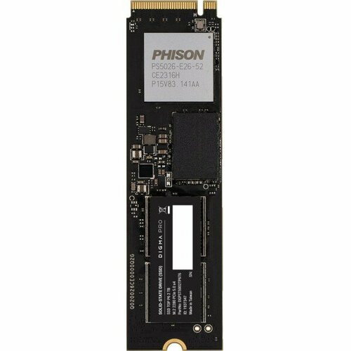 DIGMA Накопитель SSD Digma PCIe 5.0 x4 2TB DGPST5002TP6T6 Pro Top P6 M.2 2280 DGPST5002TP6T6