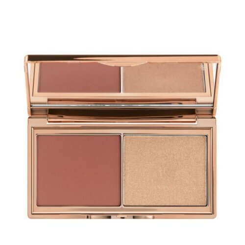 Charlotte Tilbury Мини-палетка для щек Hollywood Blush & Glow Glide Palette (Tan-Deep) 7,5 г galactic sun divine blush glow trio палетка для лица