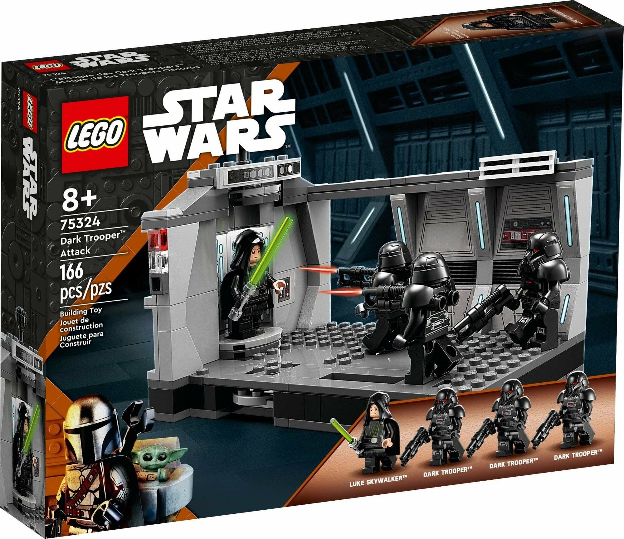 Конструктор LEGO Star Wars Mandalorian 75324 Атака темных штурмовиков, 166 дет.