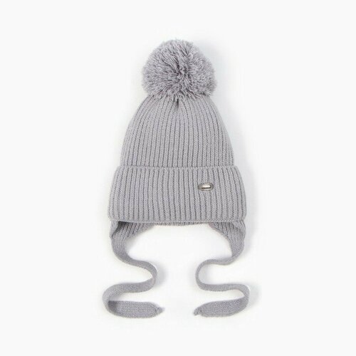 Шапка детская А53132 цвет серый р 36-38 1561₽