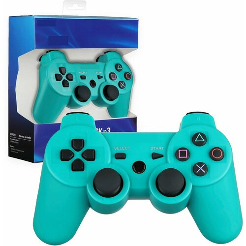 Беспроводной джойстик геймпад для Ps3 - бирюзовый 90000₽